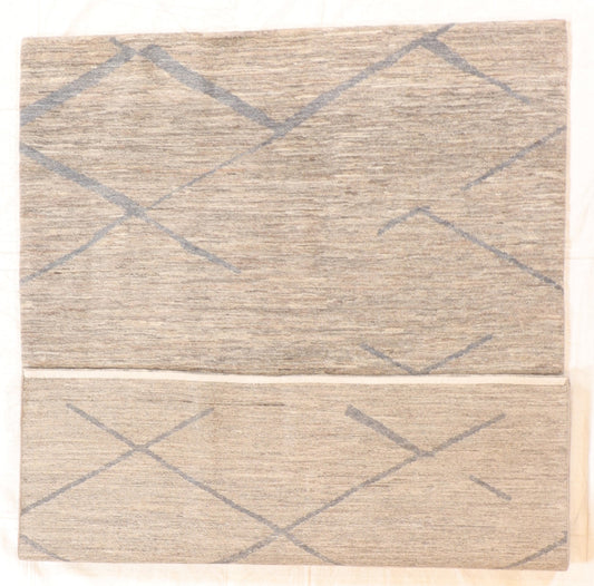 5 x 7 - Gabbeh Fine/Wool All Over Rectangle - Hand Knotted Rug — 66517