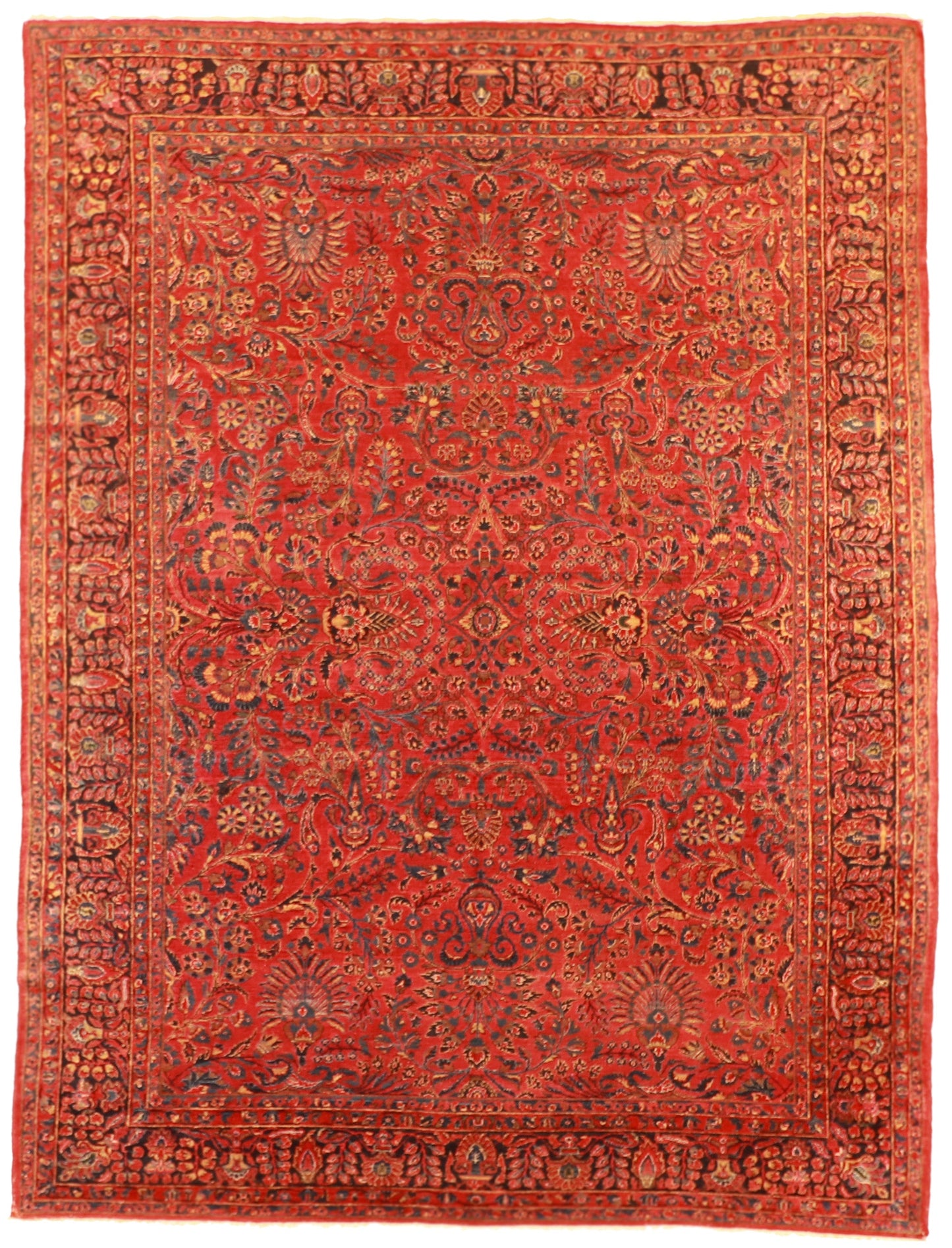 9 x 12 - Lillihan Fine All Over Rectangle - Hand Knotted Rug