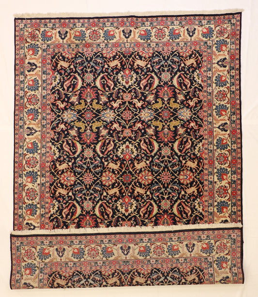 6x9 - Vermin Wool All Over Rectangle - Hand Knotted Rug — 8074