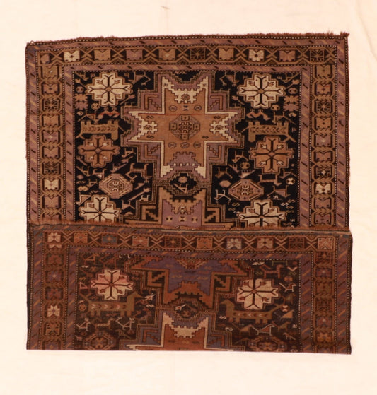 4x6 - Shirvan Antique/Wool Geometric Rectangle - Hand Knotted Rug