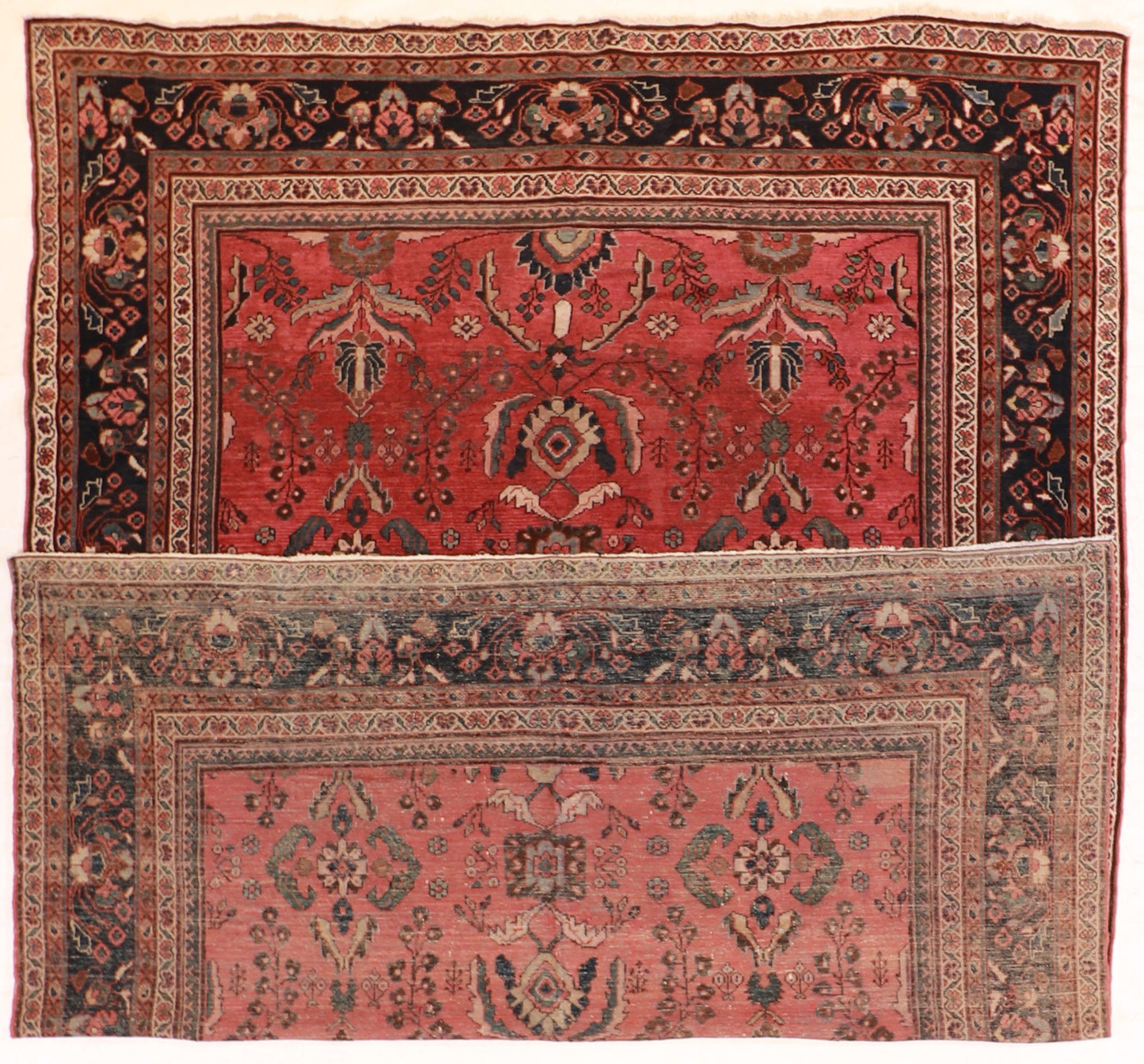 9 x 12 - Mahal Antique/Wool All Over Rectangle - Hand Knotted Rug