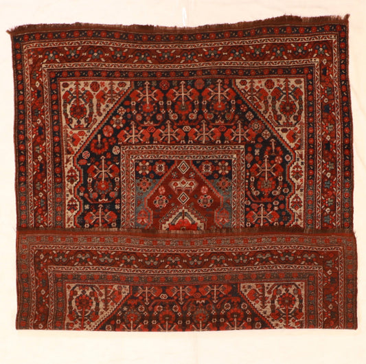 4x6 - Gashgai Antique/Wool Wool Geometric Rectangle - Hand Knotted Rug