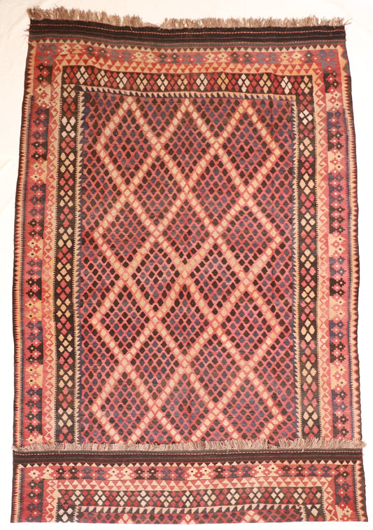 10x14 - Kilim Wool All Over Rectangle - Hand Knotted Rug