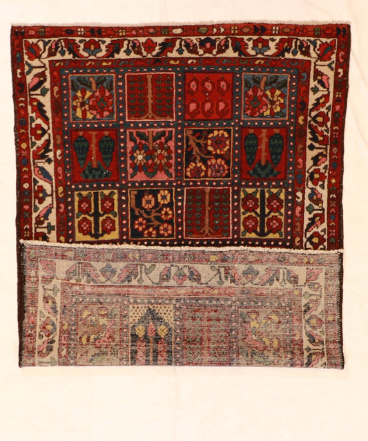 4x6 - Bakhtiarie S.Antique All Over Rectangle - Hand Knotted Rug
