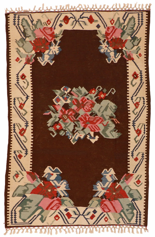 5x7 - Bessarabian Wool All Over Rectangle - Hand Knotted Rug
