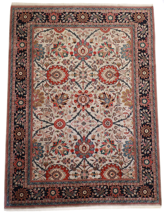 9x12 - Mashad Fine/Wool All Over Rectangle - Hand Knotted Rug