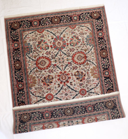 9x12 - Mashad Fine/Wool All Over Rectangle - Hand Knotted Rug