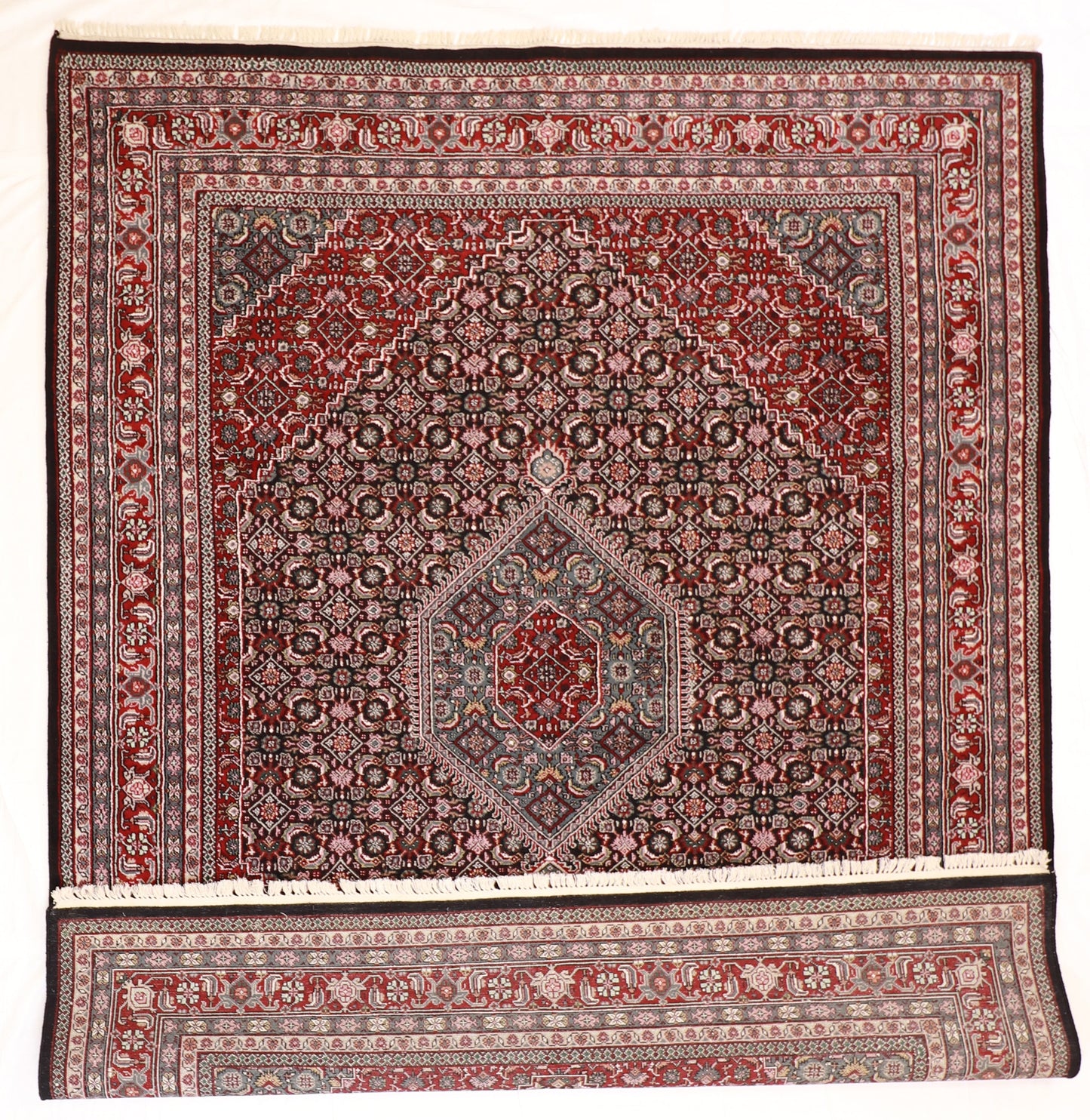 8x10 - Bijar Fine Geometric Rectangle - Hand Knotted Rug