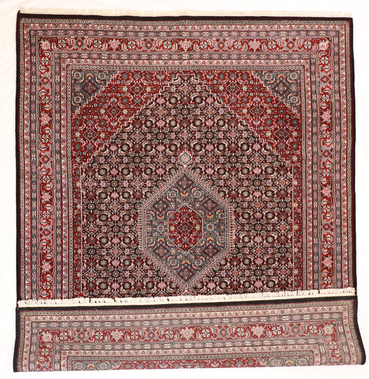 8x10 - Bijar Fine Geometric Rectangle - Hand Knotted Rug