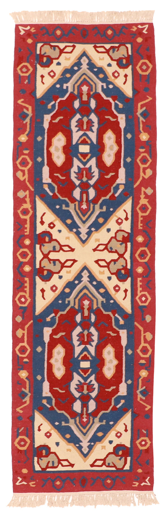 Runner - Kilim Wool All Over Rectangle - Hand Knotted Rug