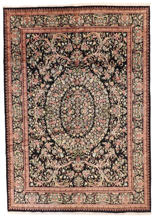 10x14 - Tabriz Fine All Over Rectangle - Hand Knotted Rug