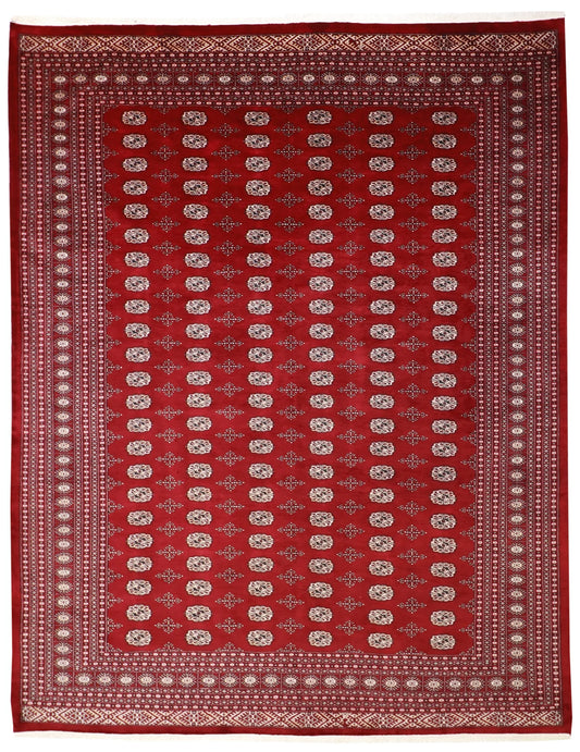 9 x12 - Bokhara Wool All Over Rectangle - Hand Knotted Rug