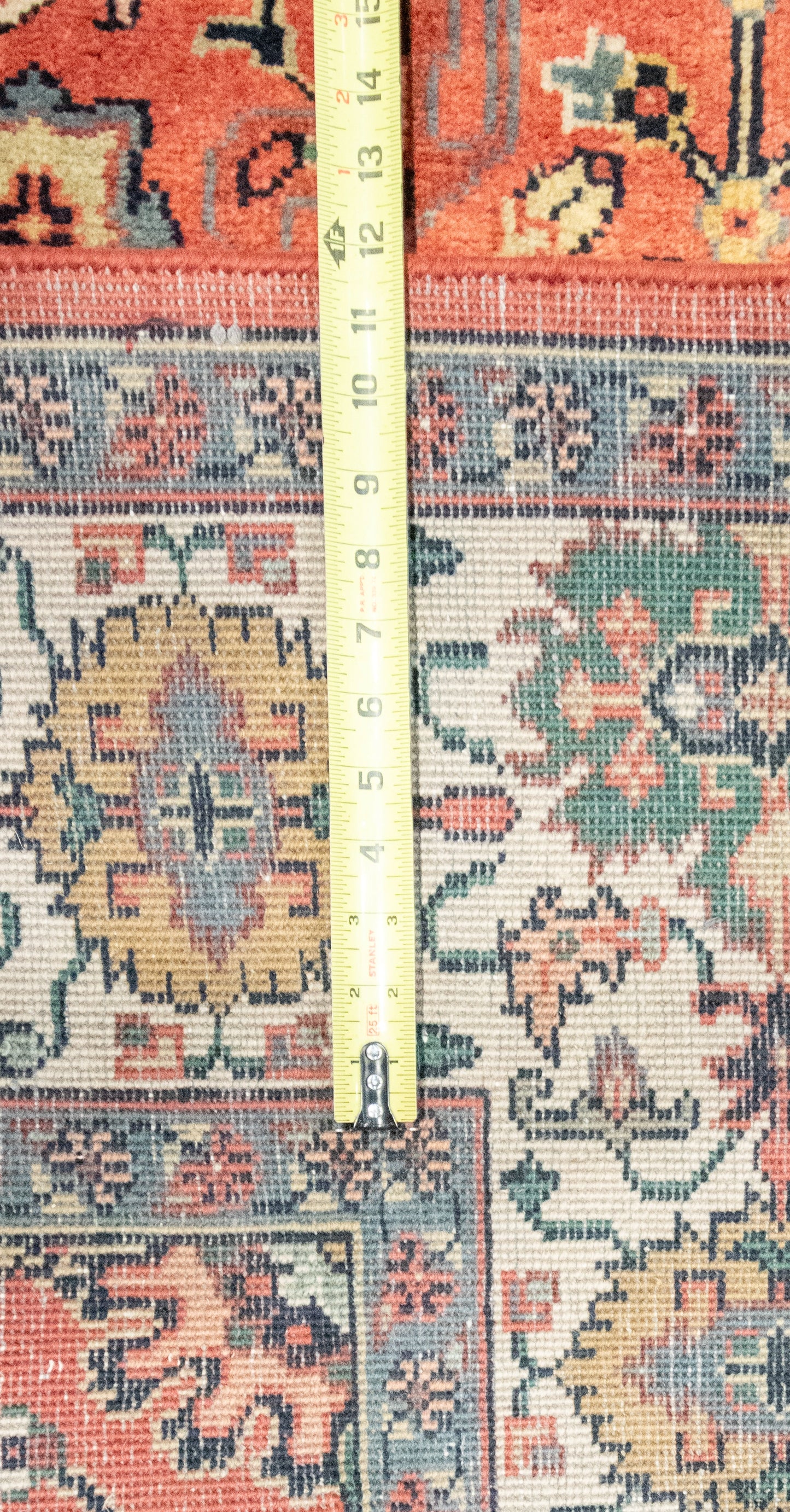 W 5.10 L 8.10 Mahal 100% Wool Hand-Woven All-Over Design - 21965