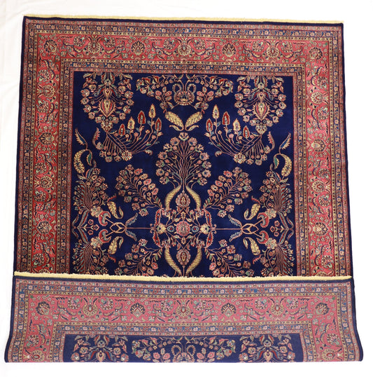 9 x12 - Farahan Wool All Over Rectangle - Hand Knotted Rug