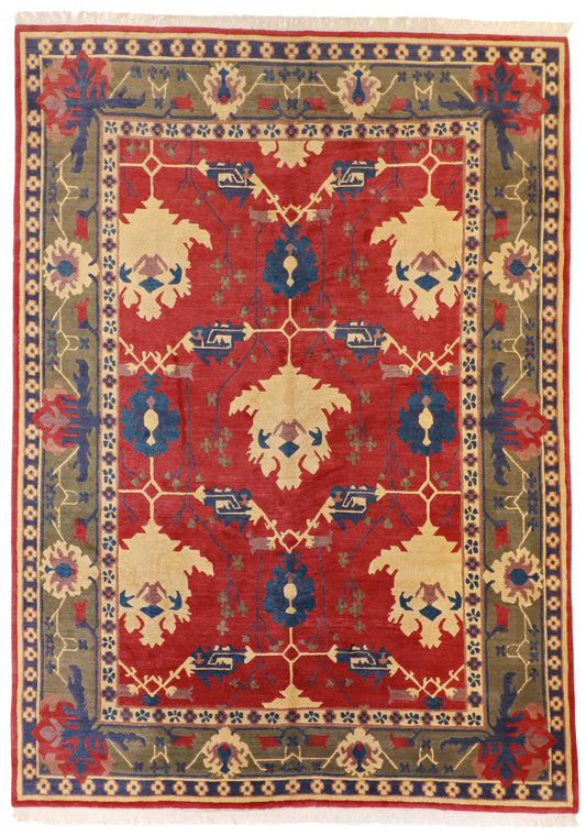 10x14 - Tibetan Wool All Over Rectangle - Hand Knotted Rug