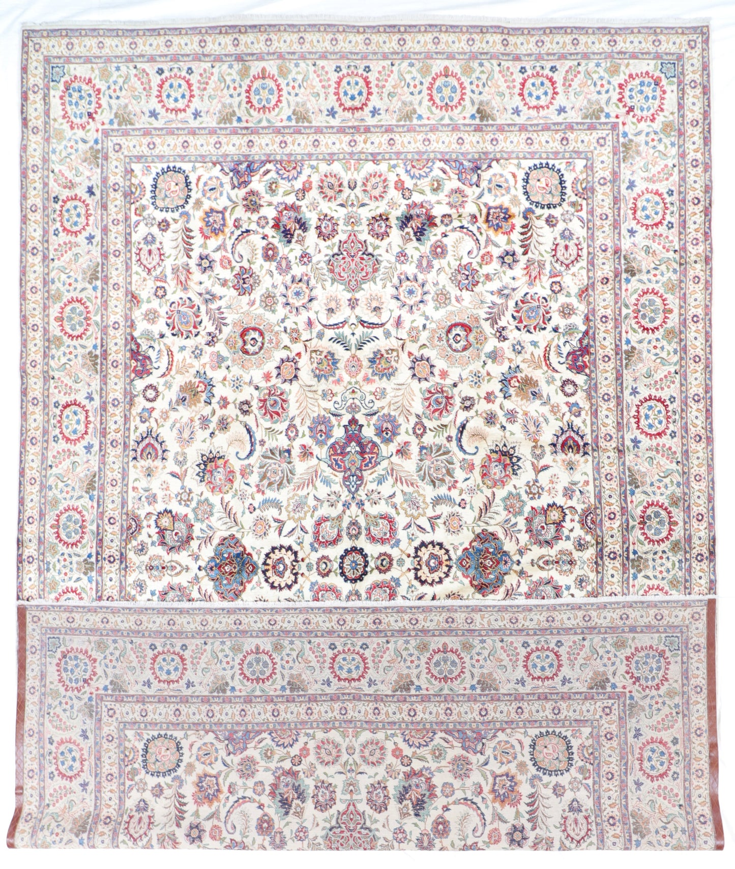 11 x 16 - Mashad Fine/Wool/S.Antique All Over Rectangle - Hand Knotted Rug