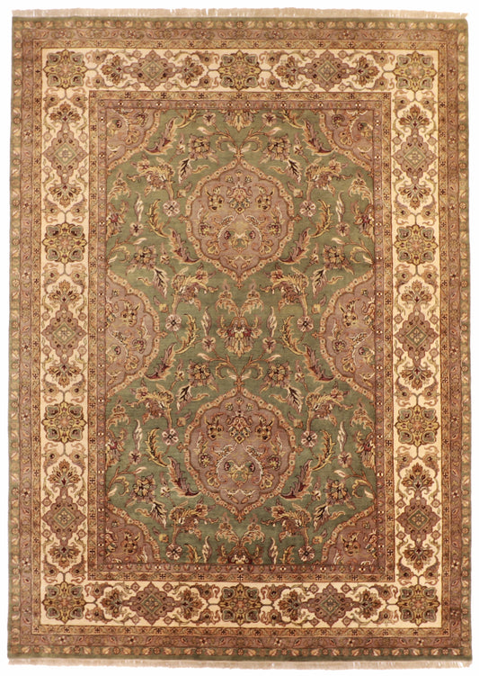 10x14 - Isfahan Fine All Over Rectangle - Hand Knotted Rug