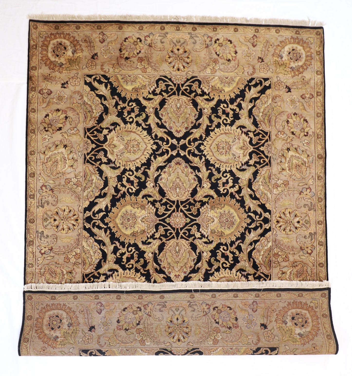 9 x12 - Mashad Fine All Over Rectangle - Hand Knotted Rug