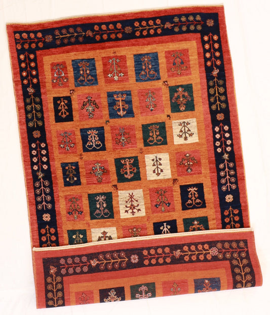 4x6 - Lori Baft Fine/Wool All Over Rectangle - Hand Knotted Rug