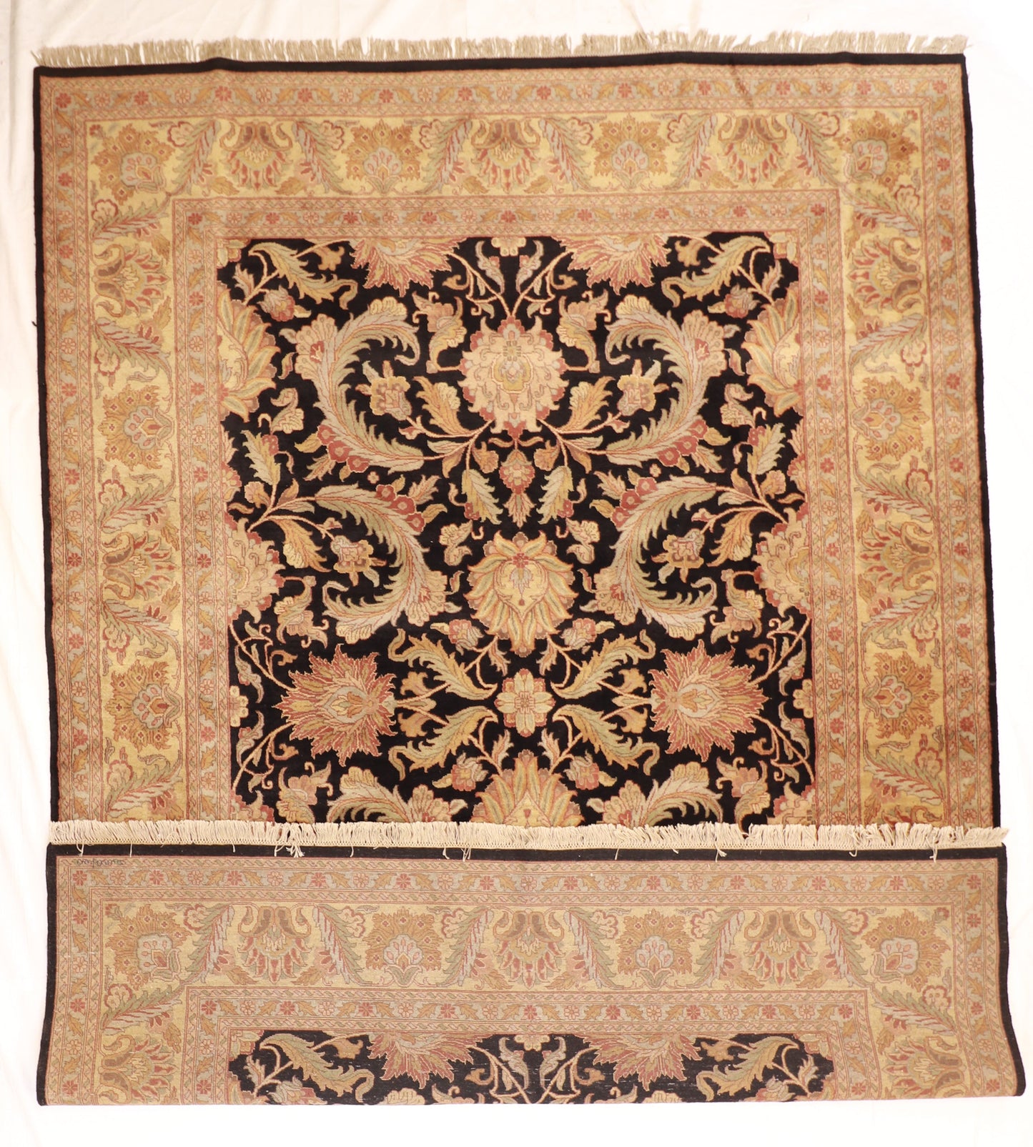 10 x 14  - Mahal Antique/Wool All Over Rectangle - Hand Knotted Rug