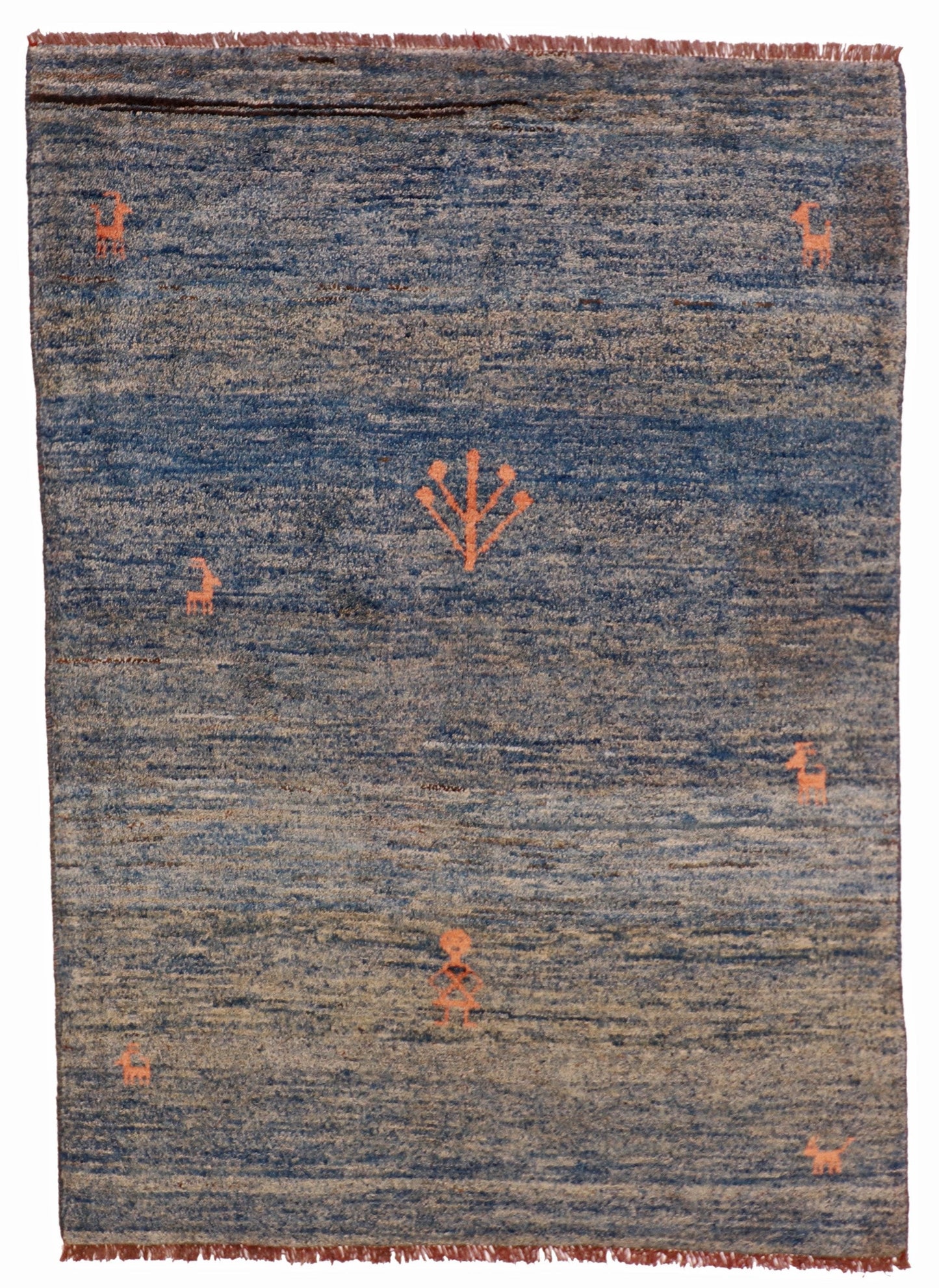 5x7 - Gabbeh Fine/Wool All Over Rectangle - Hand Knotted Rug