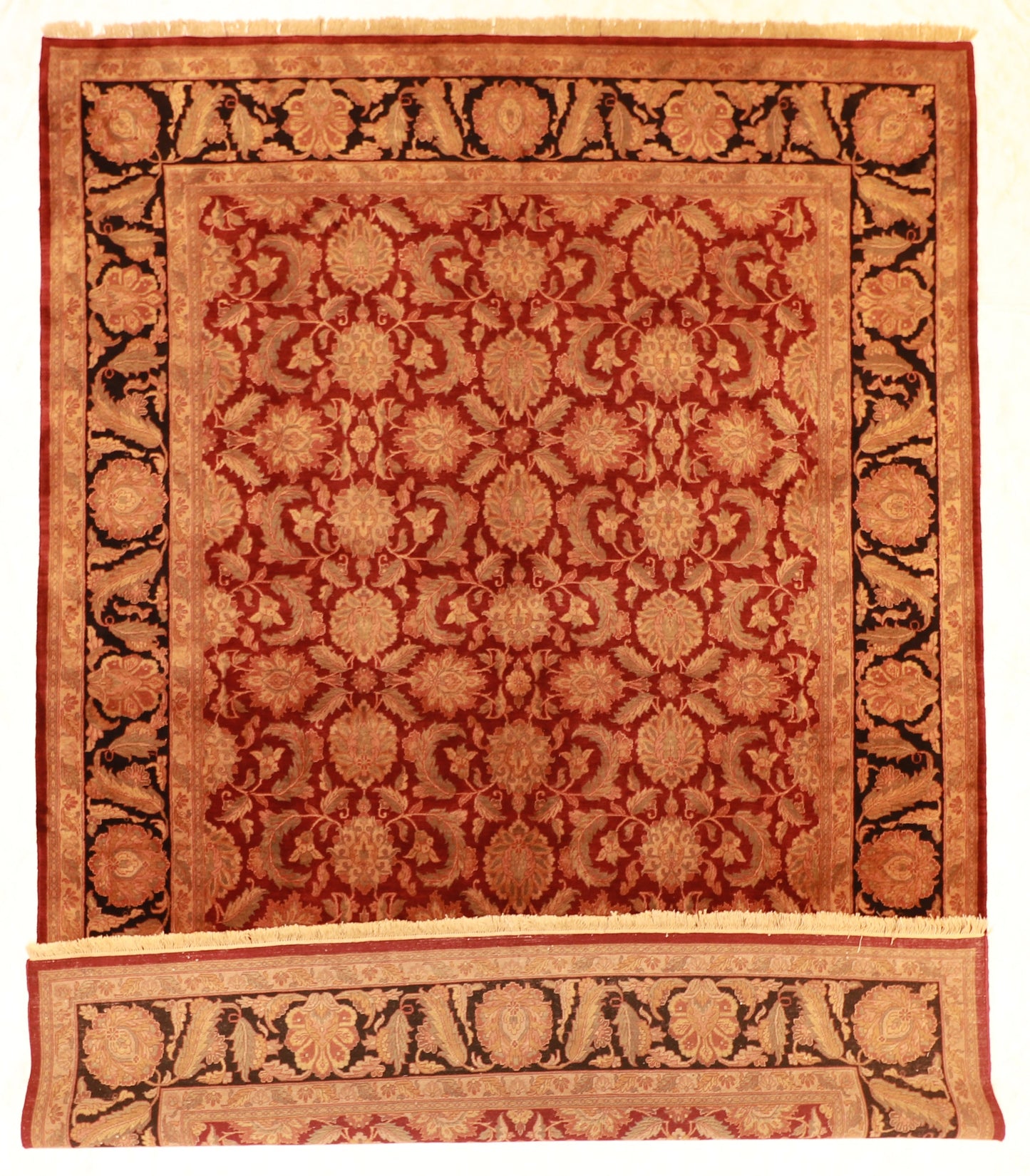 10x14 - Tabriz Fine All Over Rectangle - Hand Knotted Rug