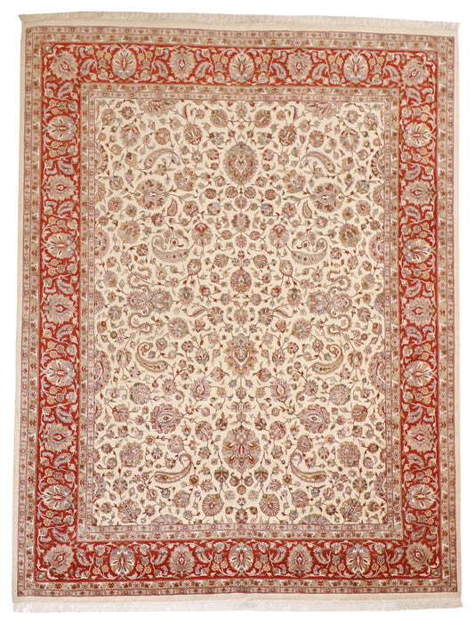 8x10 - Sh Abbas Wool All Over Rectangle - Hand Knotted Rug