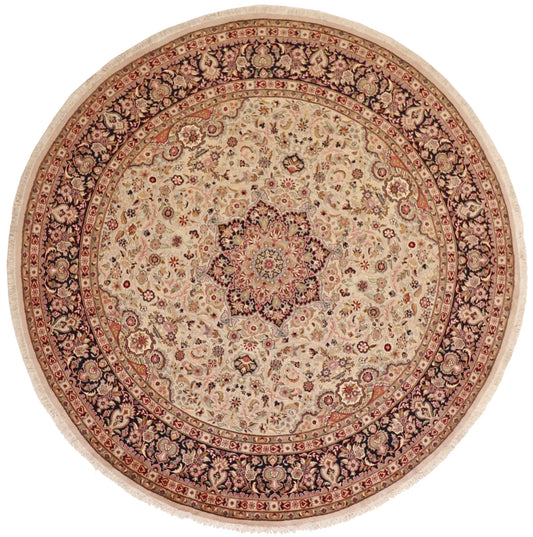 Round - Frahan Fine Floral Rectangle - Hand Knotted Rug