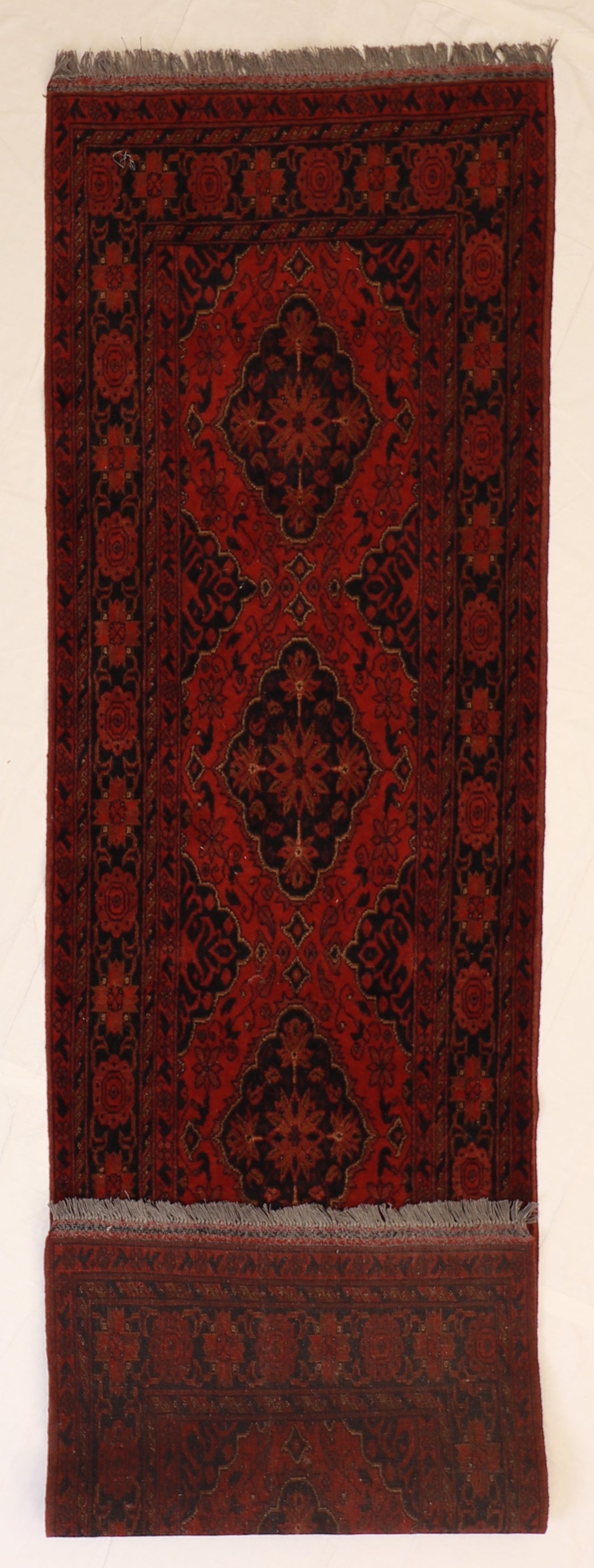 Runner - Khan Mohamadie Fine All Over Rectangle - Hand Knotted Rug