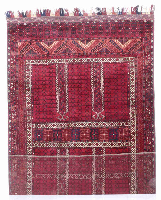 W 6.5 - L 9.5 - Harite Wool Traditional Rectangle - Finest Hand-Knotted Quality Wool - 50810