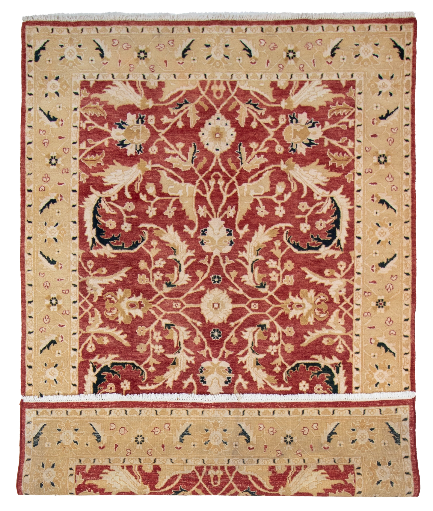 W 6 L 9 Frahan 100% Wool Hand-Woven All-Over Design - 51320