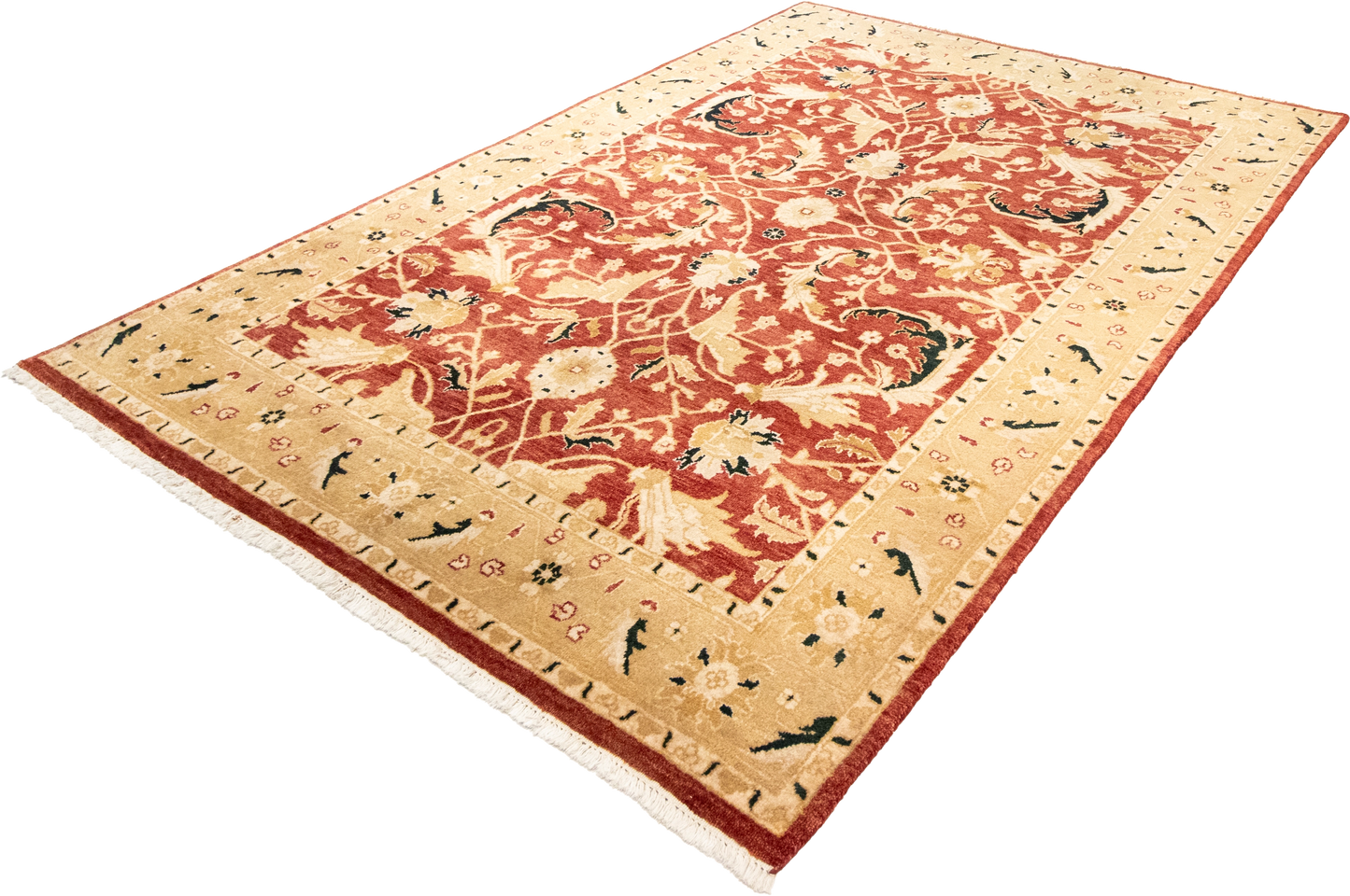 W 6 L 9 Frahan 100% Wool Hand-Woven All-Over Design - 51320
