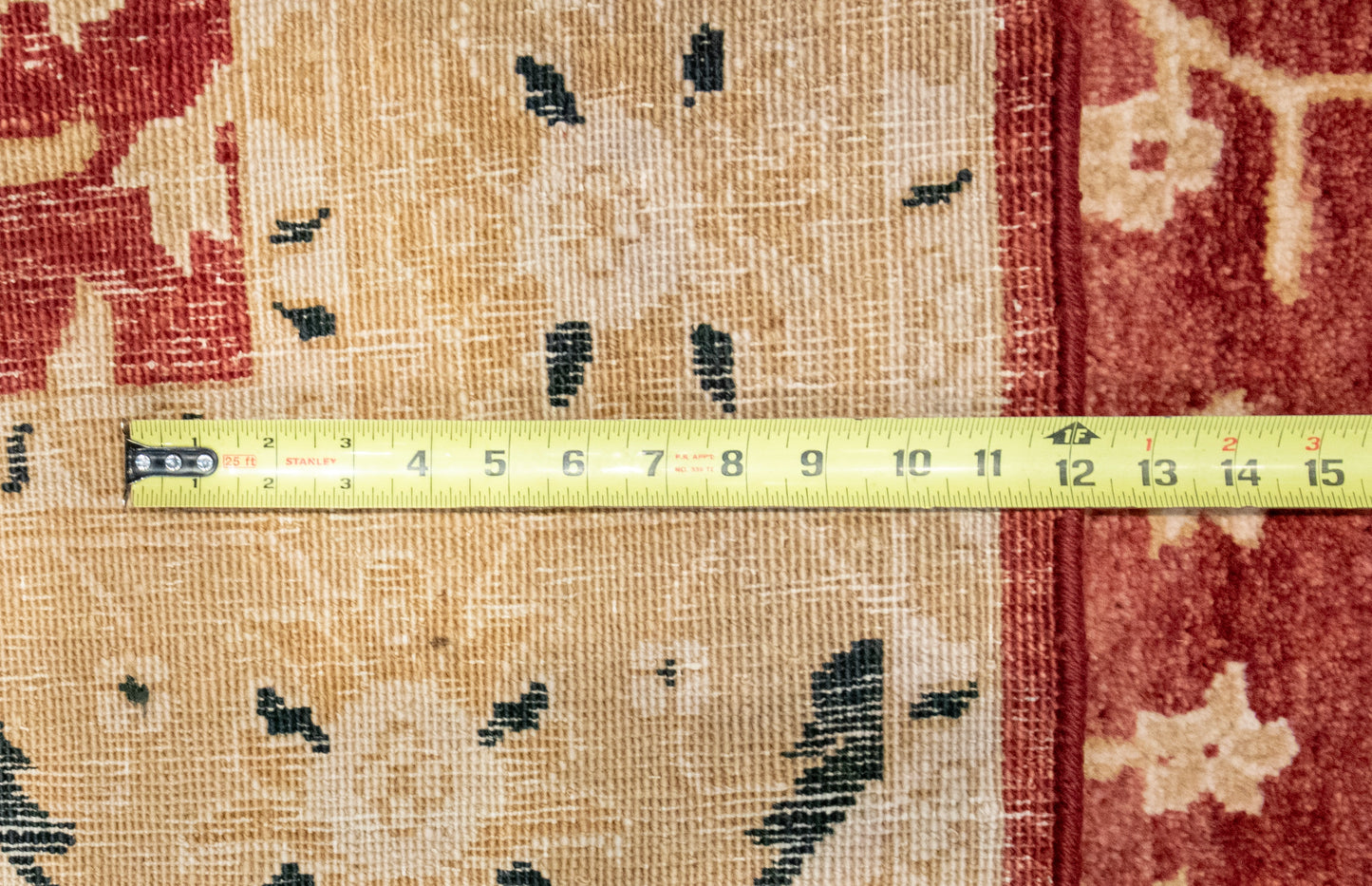 W 6 L 9 Frahan 100% Wool Hand-Woven All-Over Design - 51320