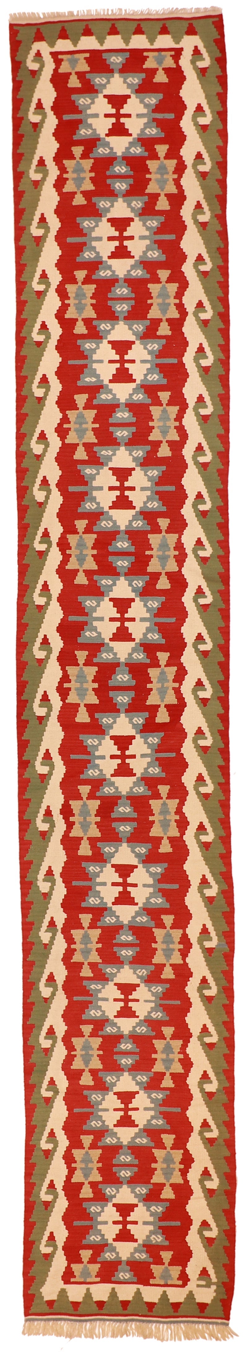 Runner - Kilim Fine/Wool All Over Rectangle - Hand Knotted Rug