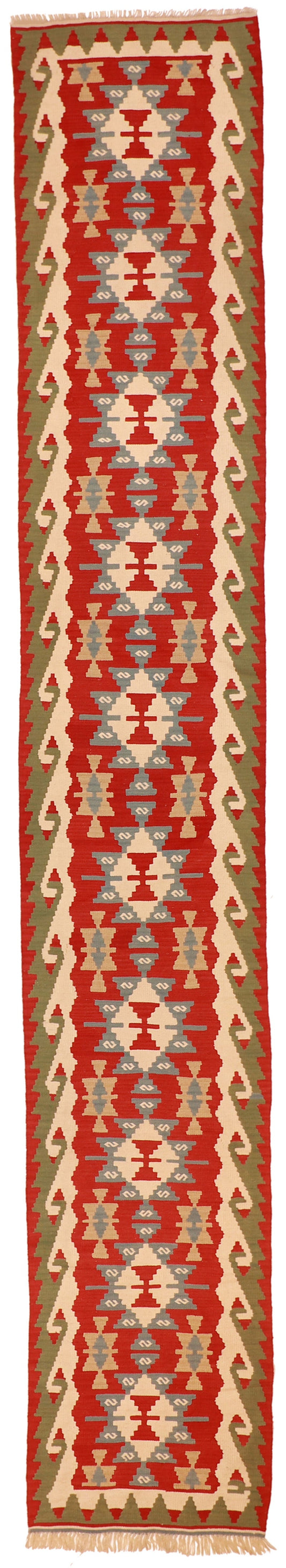 Runner - Kilim Fine/Wool All Over Rectangle - Hand Knotted Rug