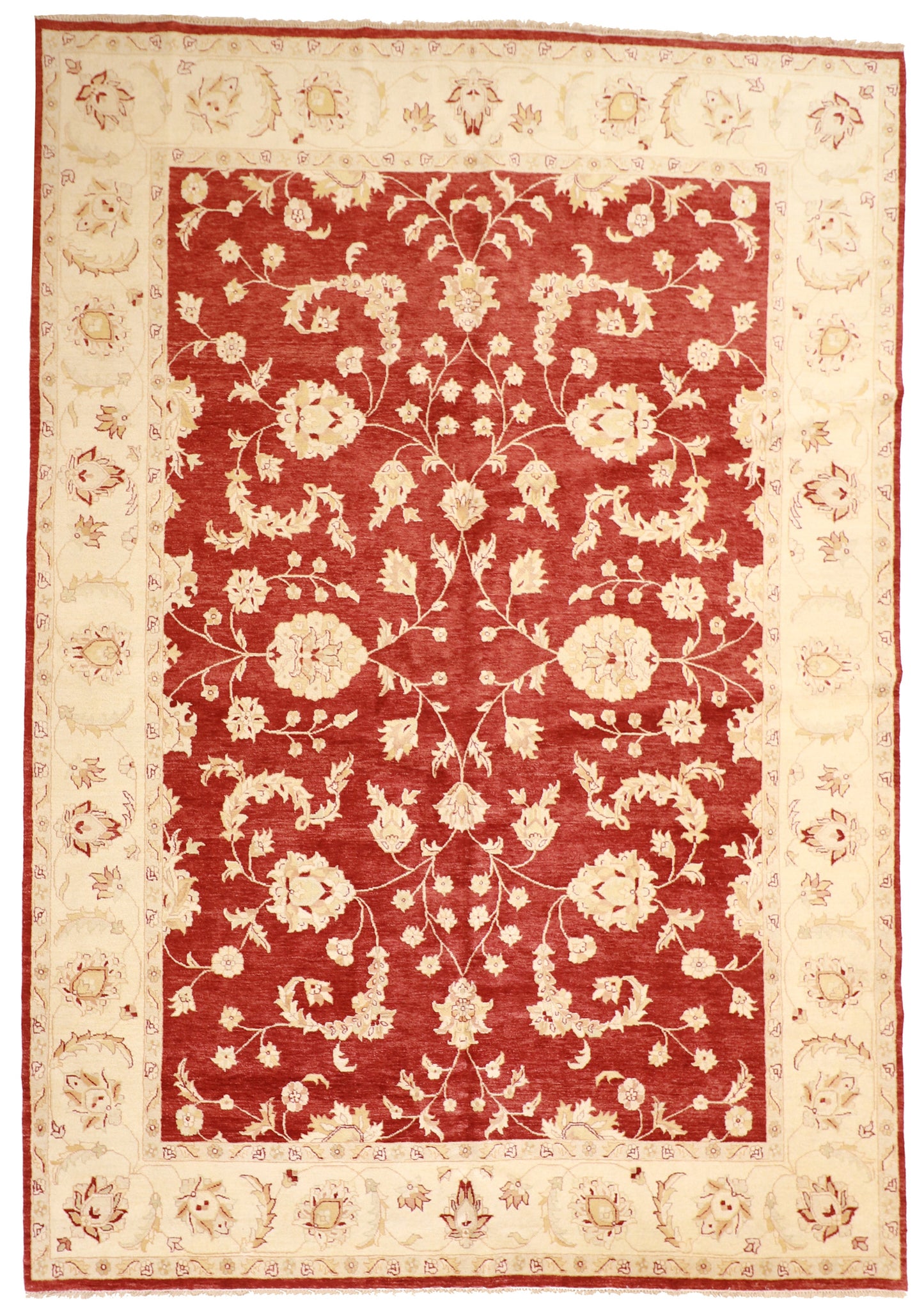 10x14 - Frahan Fine/Wool All Over Rectangle - Hand Knotted Rug