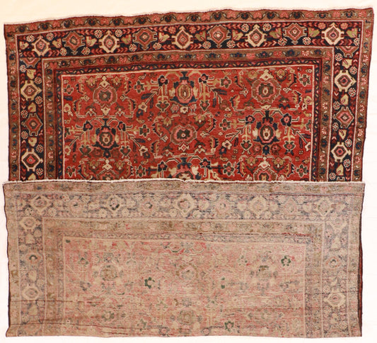 9 x 12 - Sultan Abad Antique Wool All Over Rectangle - Hand Knotted Rug