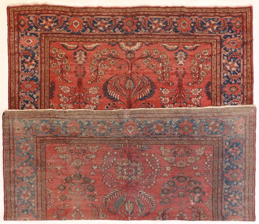 9 x 12 - Sultan Abad Antique Wool All Over Rectangle - Hand Knotted Rug