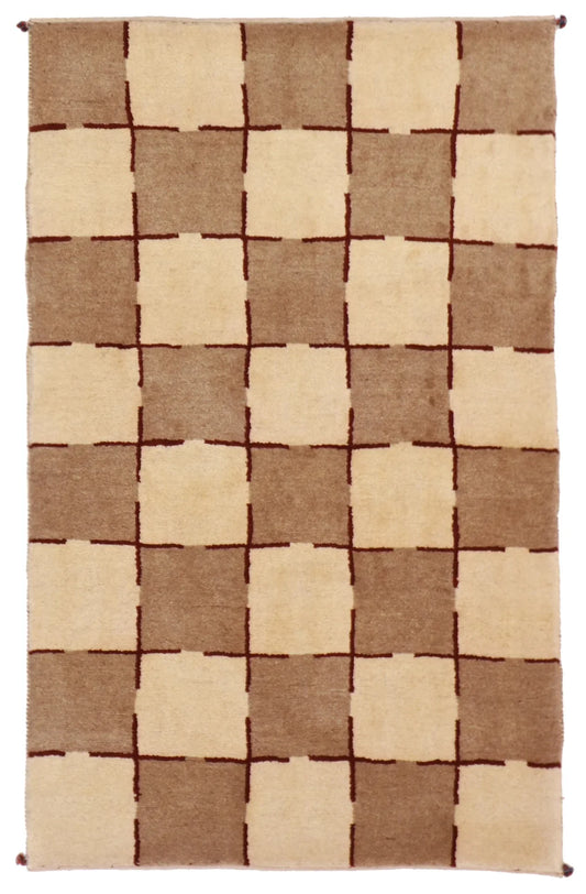 4x6 - Gabbeh Fine/Wool All Over Rectangle - Hand Knotted Rug