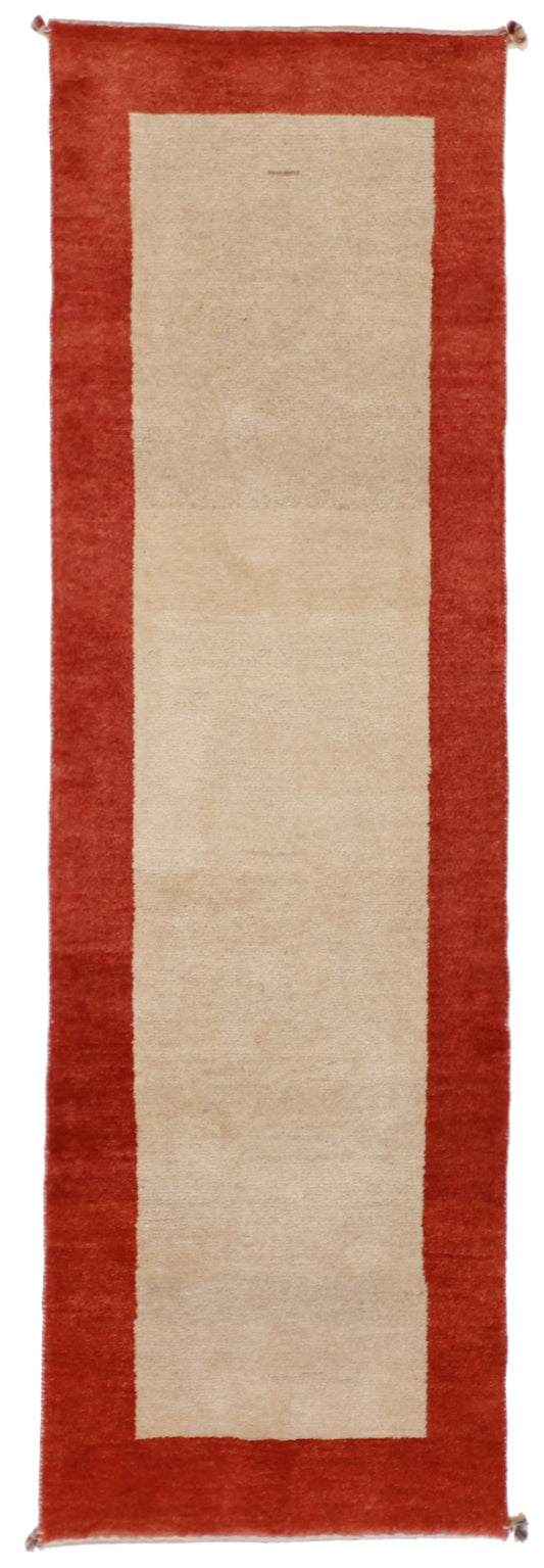 2.6 x 8.4 Runner - Gabbeh Fine/Wool All Over Rectangle - Hand Knotted Rug