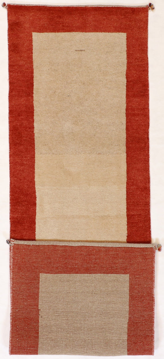 2.6 x 8.4 Runner - Gabbeh Fine/Wool All Over Rectangle - Hand Knotted Rug