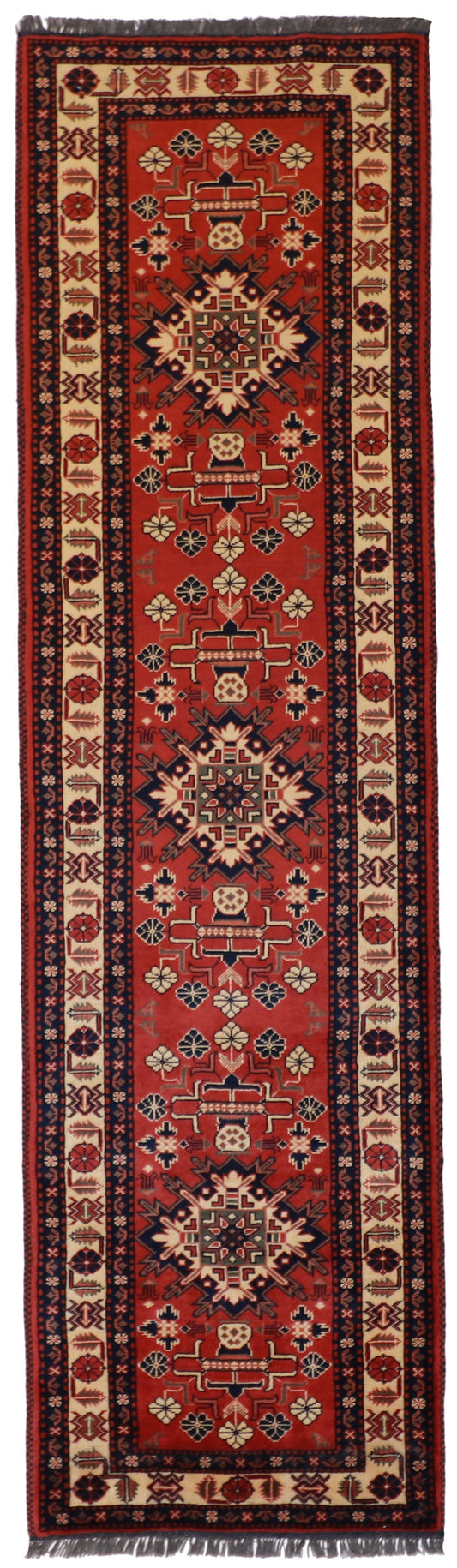 2.9 x 10 Runner - Gashgai Fine/Wool All Over Rectangle - Hand Knotted Rug