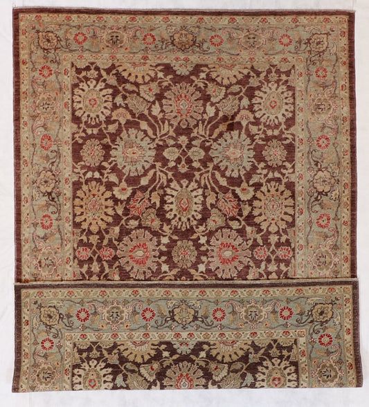 6x9 - Yazd Wool All Over Rectangle - Hand Knotted Rug