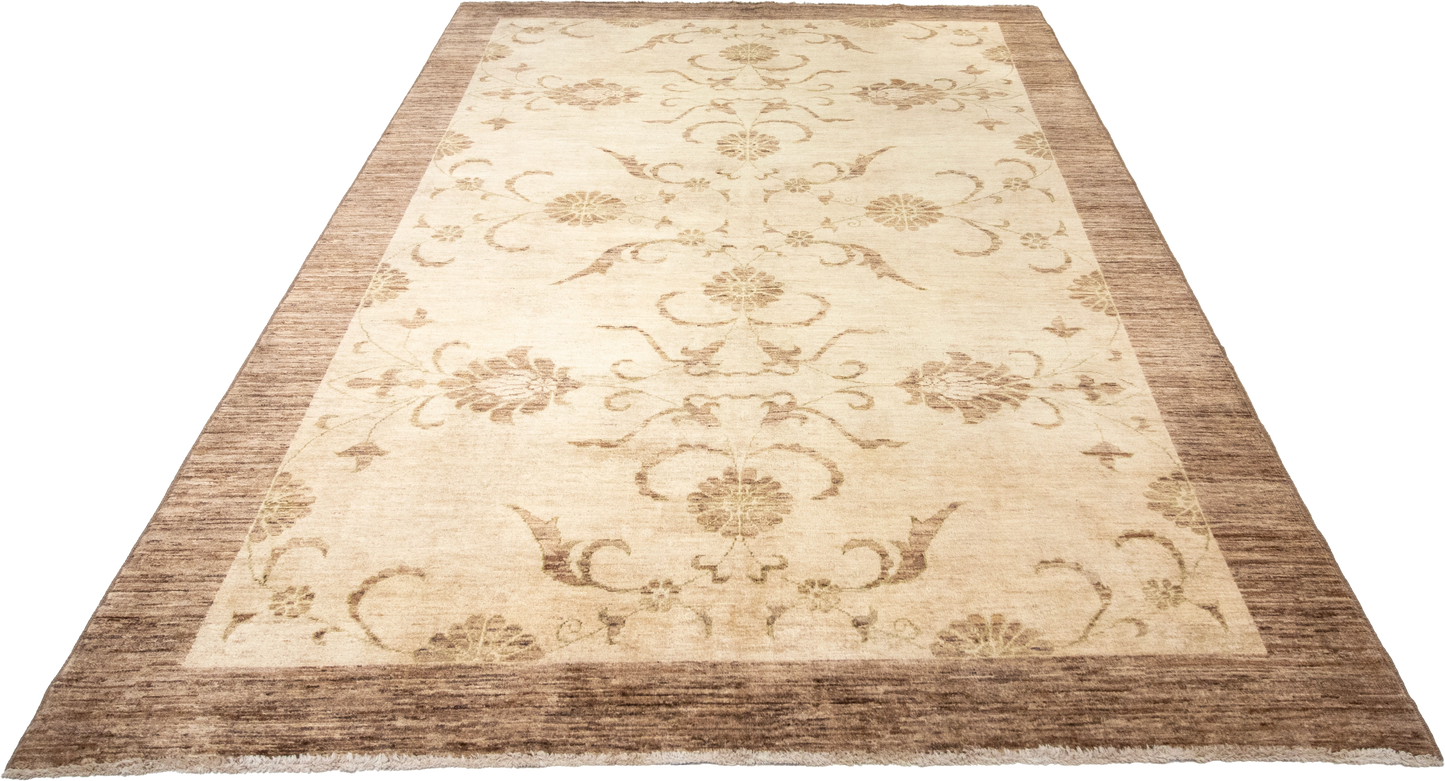 W 6.1 L 8.1 Frahan 100% Wool Hand-Woven All-Over Design - 54848