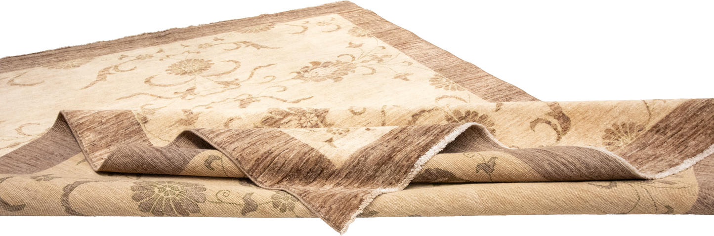 W 6.1 L 8.1 Frahan 100% Wool Hand-Woven All-Over Design - 54848