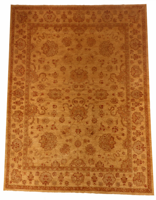 10x14 - Agra Fine Wool All Over Rectangle - Hand Knotted Rug