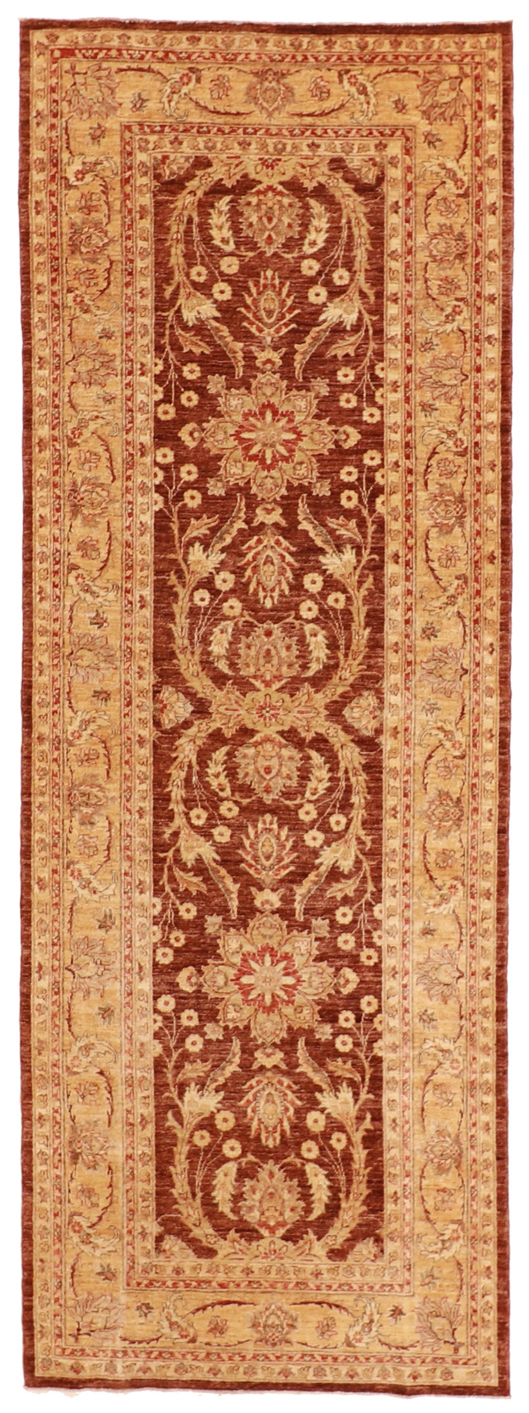 4.3 x 11.11 Wide Runner - Sultan Abad Wool All Over Rectangle - Hand Knotted Rug