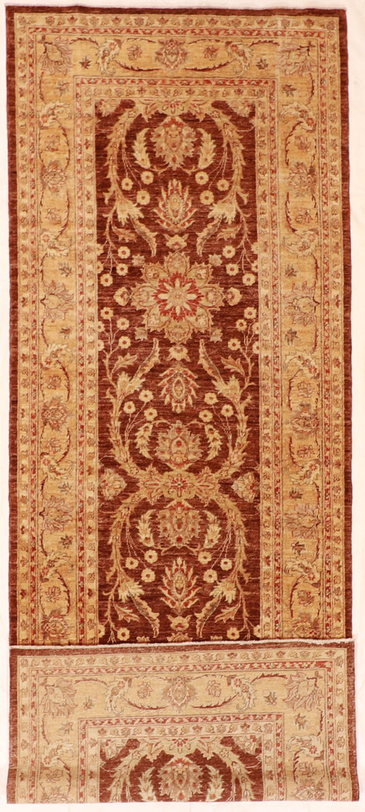 4.3 x 11.11 Wide Runner - Sultan Abad Wool All Over Rectangle - Hand Knotted Rug