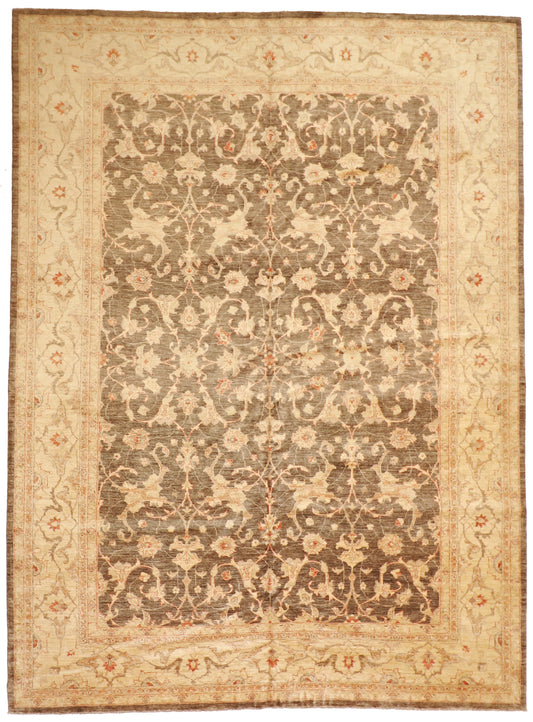 10x14 - Agra Fine Wool All Over Rectangle - Hand Knotted Rug