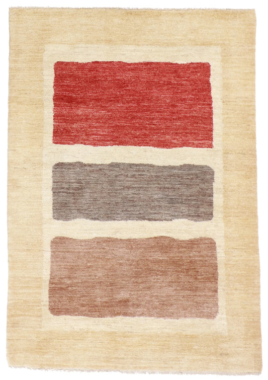 4x6 - Lori Baft Fine/Wool All Over Rectangle - Hand Knotted Rug